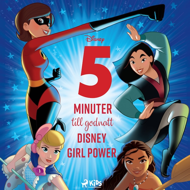 Omslag: 5 minuter till godnatt - Disney Girl Power