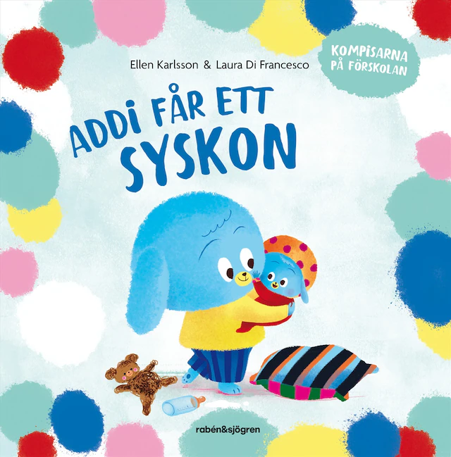 Omslag till ljudboken Addi får ett syskon