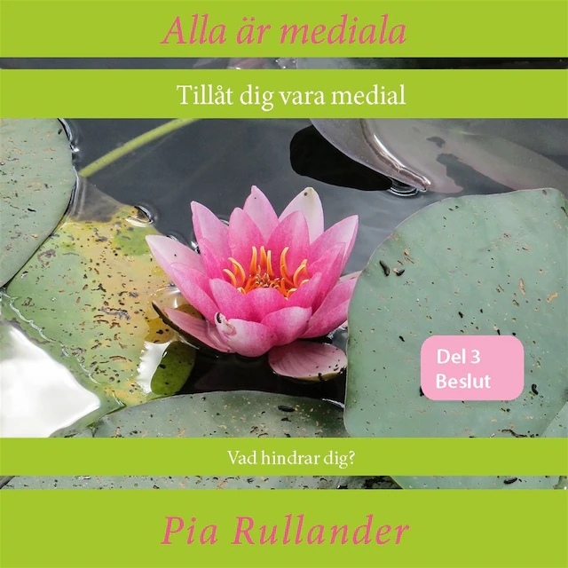 Omslag: Alla är mediala. Tillåt dig vara medial: Vad hindrar dig? Att fatta beslut