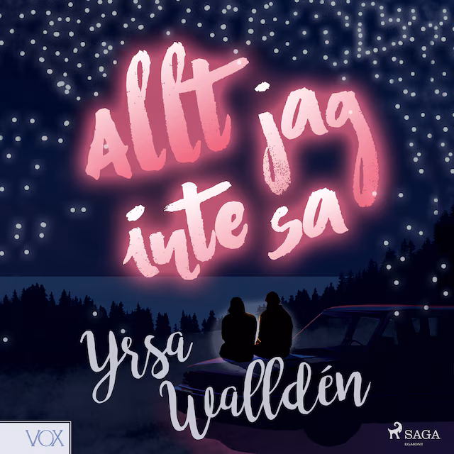 Omslag: Allt jag inte sa