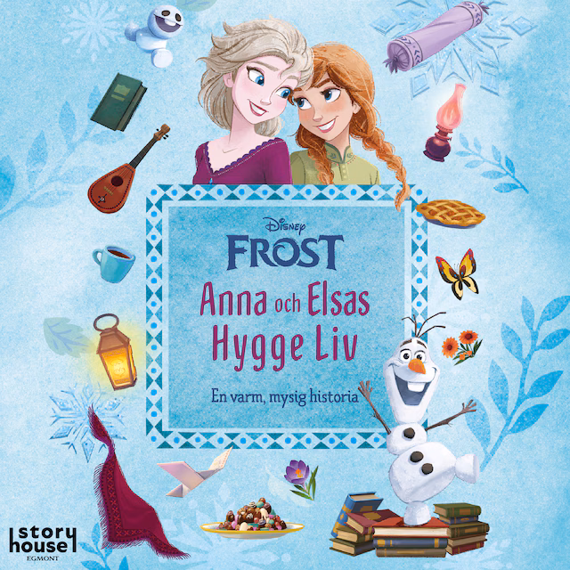 Omslag till ljudboken Anna och Elsas hygge liv. En varm och mysig historia