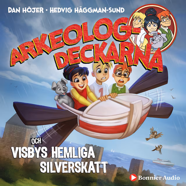 Omslag: Arkeologdeckarna och Visbys hemliga silverskatt