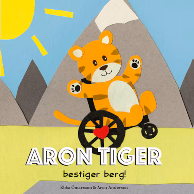 Omslag: Aron Tiger bestiger berg