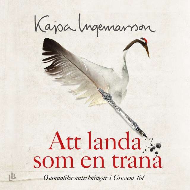 Omslag: Att landa som en trana