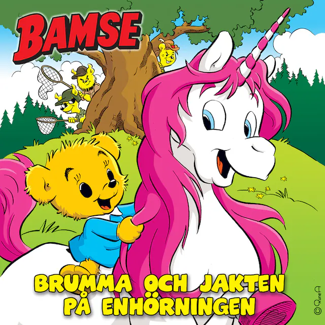 Omslag: Bamse. Brumma och jakten på enhörningen