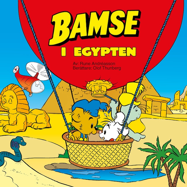 Omslag: Bamse i Egypten