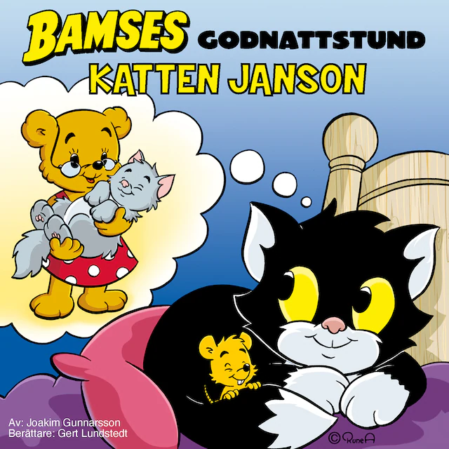 Omslag: Bamse. Katten Jansons godnattstund