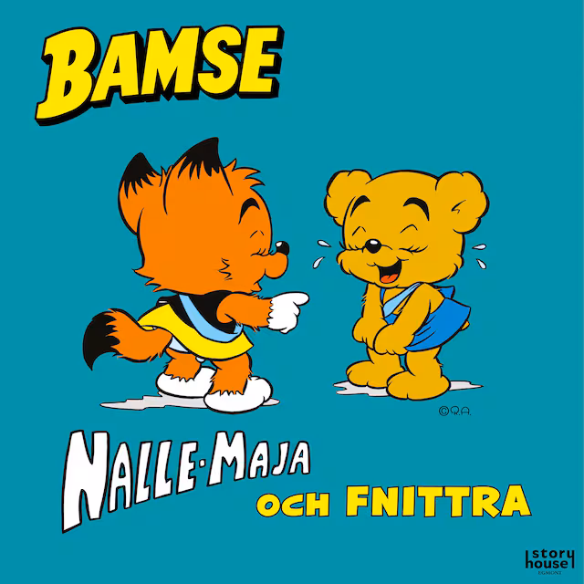 Omslag: Bamse: Nalle-Maja och Fnittra