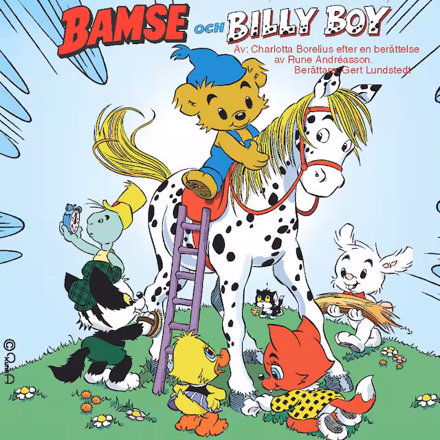 Omslag till ljudboken Bamse och Billy Boy
