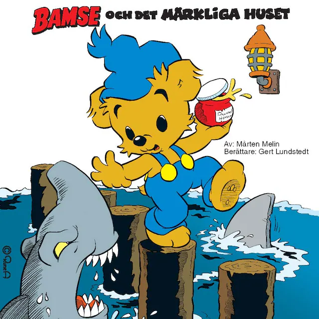 Omslag: Bamse och det märkliga huset