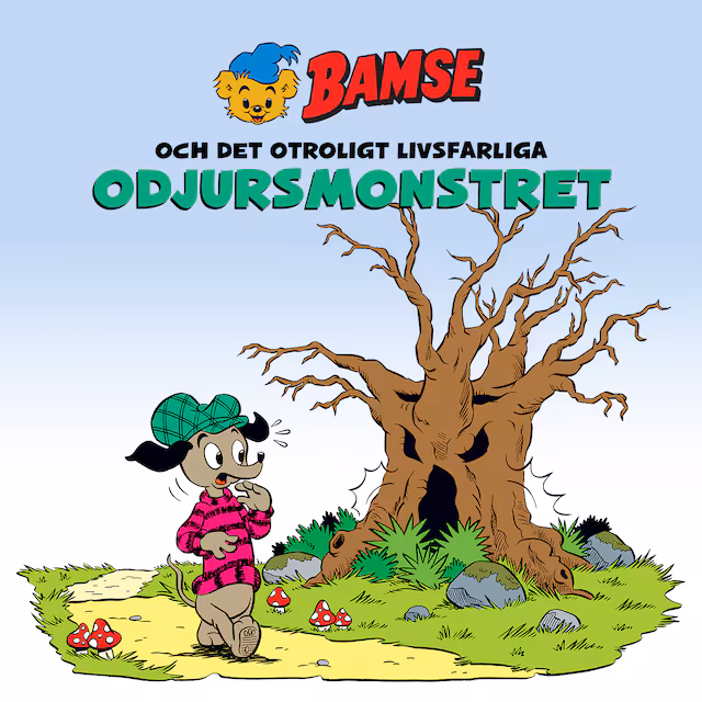 Omslag: Bamse och det otroligt livsfarliga odjursmonstret : en lättskrämd saga