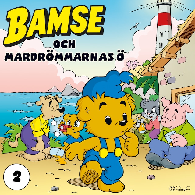 Omslag till ljudboken Bamse och mardrömmarnas ö del 2