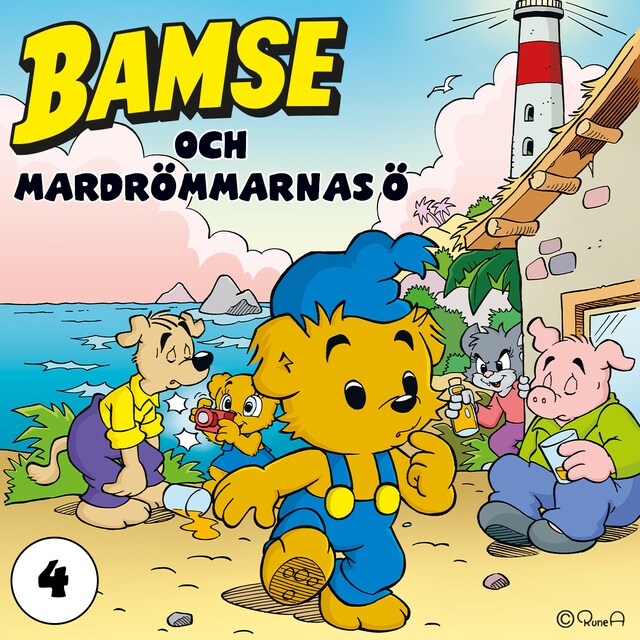 Omslag: Bamse och mardrömmarnas ö del 4