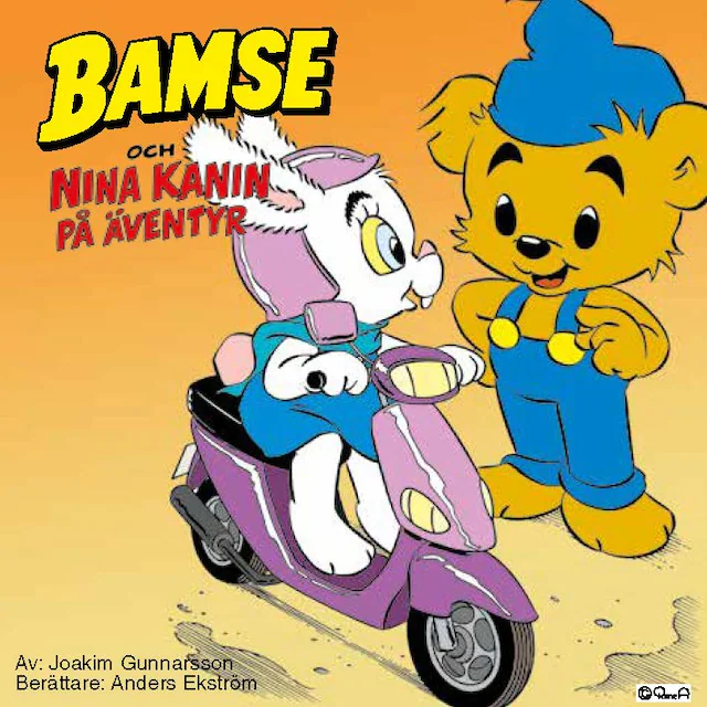 Omslag: Bamse och Nina Kanin på äventyr