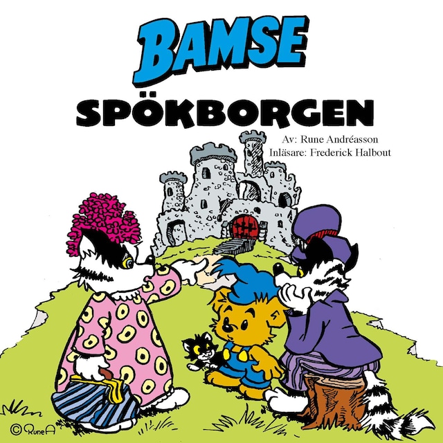Omslag till ljudboken Bamse och spökborgen