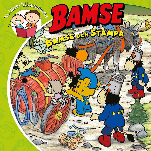 Omslag: Bamse och Stampa