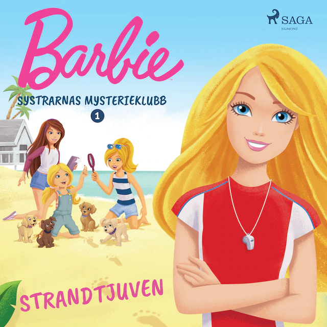 Omslag: Barbie - Systrarnas mysterieklubb 1 - Strandtjuven