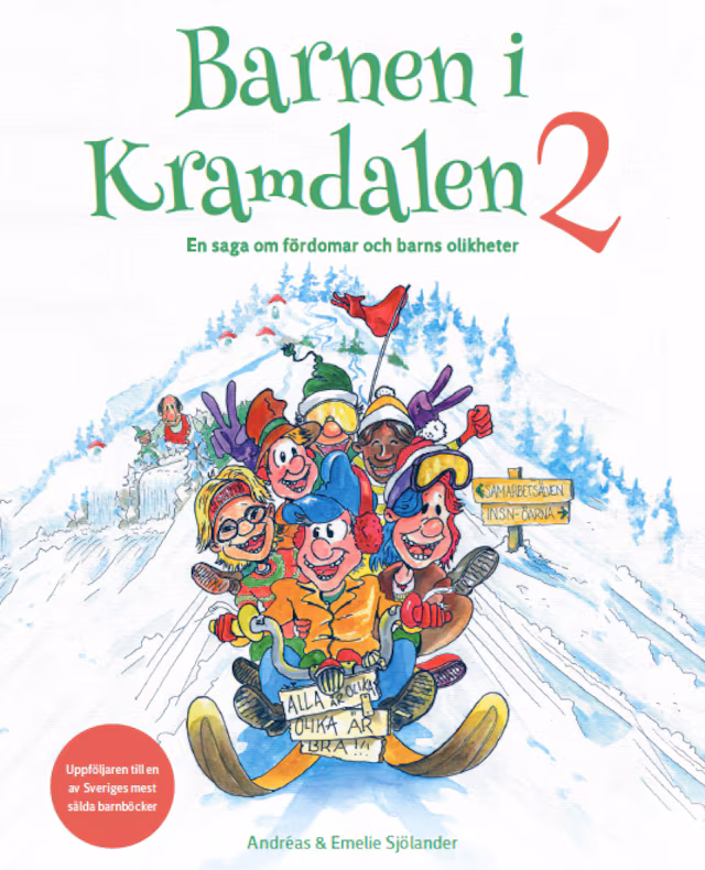Omslag till ljudboken Barnen i Kramdalen 2 - en saga om fördomar och barns olikheter