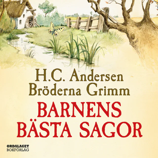 Omslag: Barnens bästa sagor / Bröderna Grimm och H C Andersen