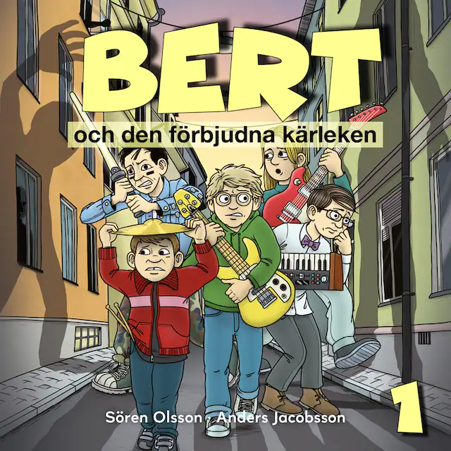 Omslag till ljudboken Bert och den förbjudna kärleken