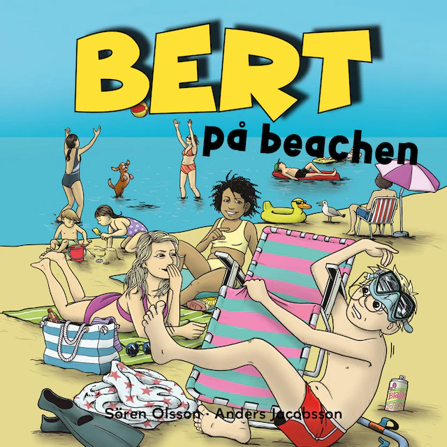 Omslag till ljudboken Bert på beachen