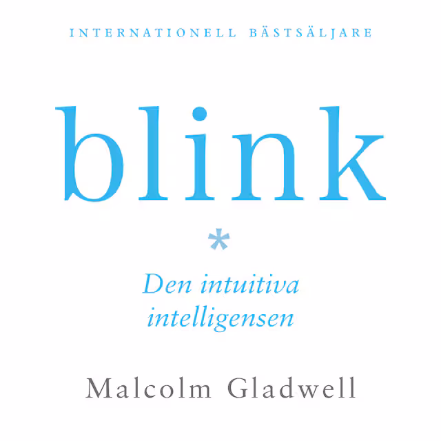 Omslag: Blink : den intuitiva intelligensen
