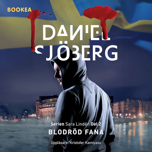 Omslag: Blodröd fana
