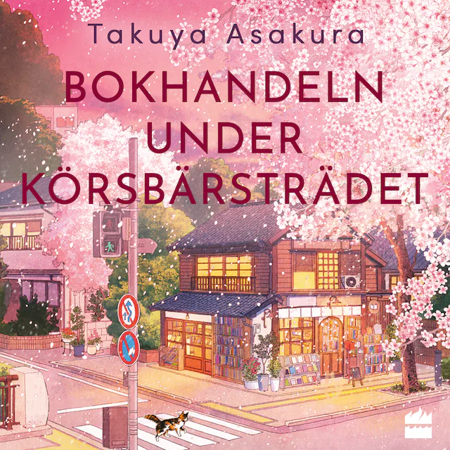 Omslag till ljudboken Bokhandeln under körsbärsträdet