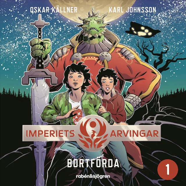 Omslag: Bortförda