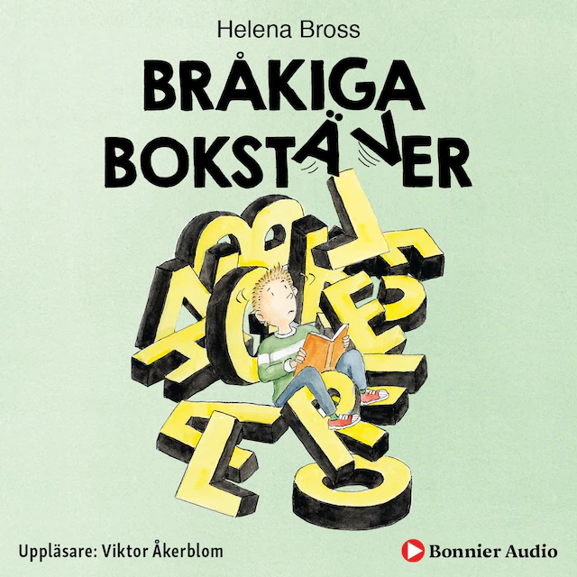Omslag till ljudboken Bråkiga bokstäver