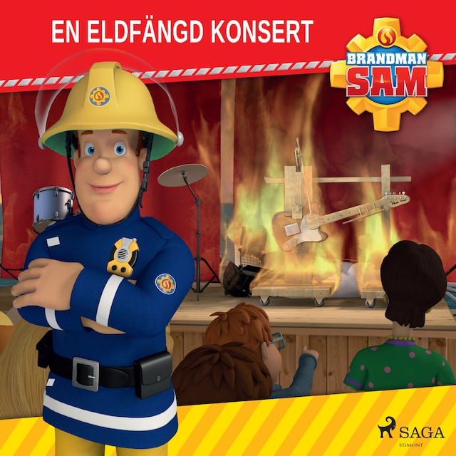 Omslag: Brandman Sam - En eldfängd konsert
