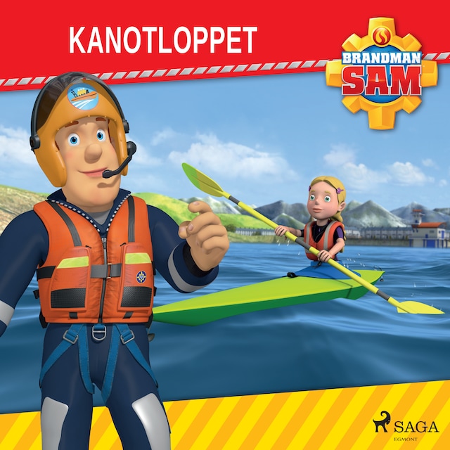 Omslag: Brandman Sam - Kanotloppet