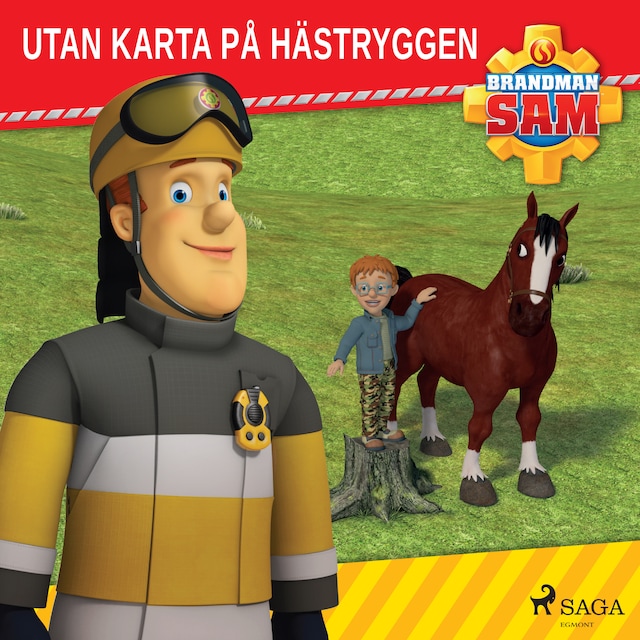 Omslag: Brandman Sam - Utan karta på hästryggen