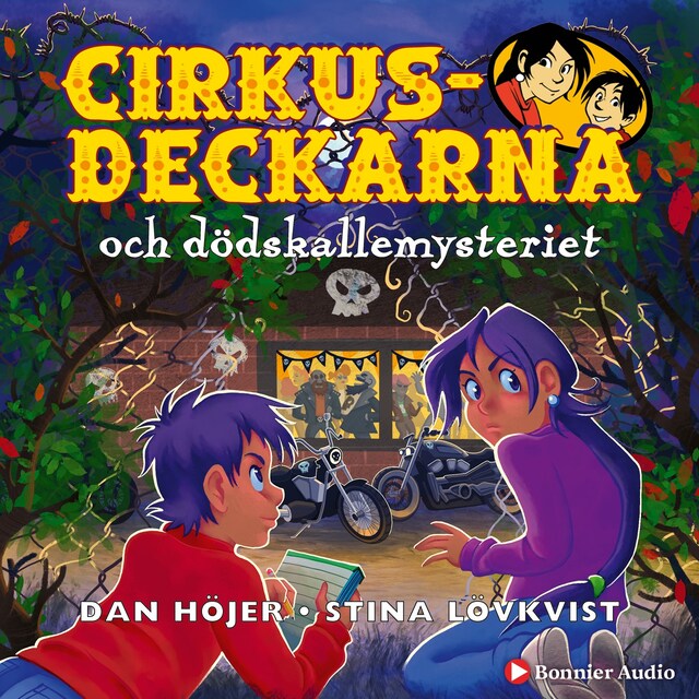 Omslag: Cirkusdeckarna och dödskallemysteriet