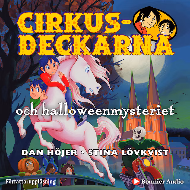 Omslag: Cirkusdeckarna och halloweenmysteriet