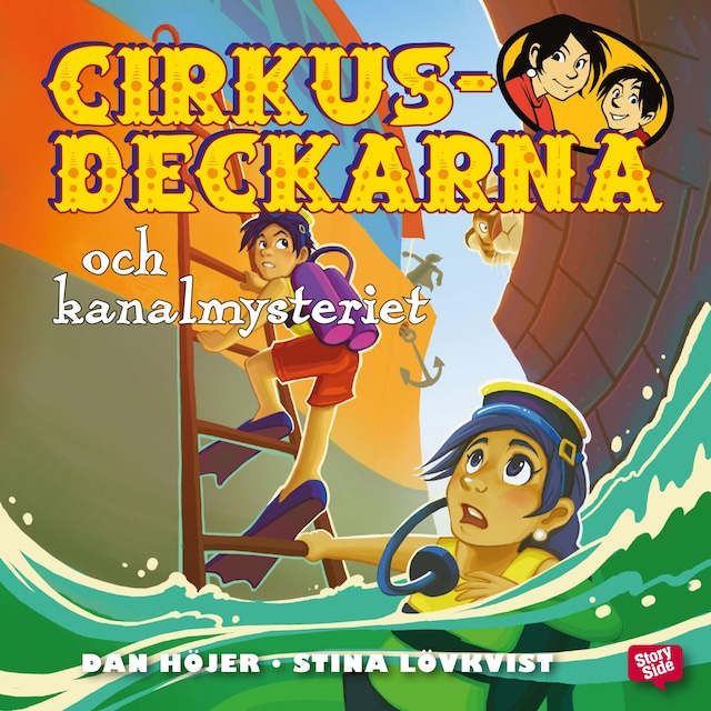 Omslag: Cirkusdeckarna och kanalmysteriet