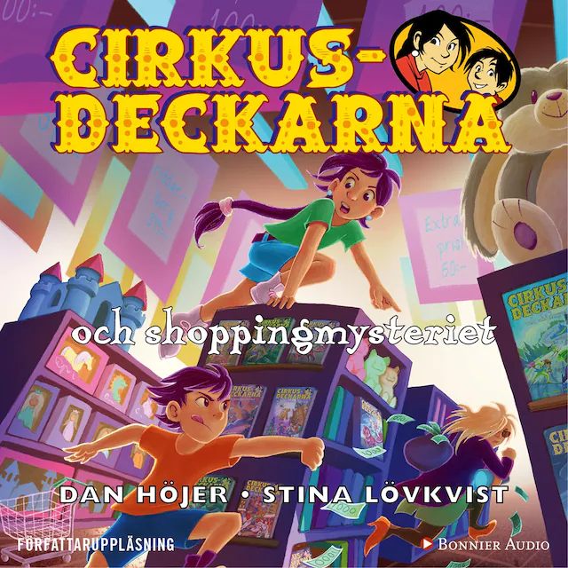Omslag: Cirkusdeckarna och shoppingmysteriet