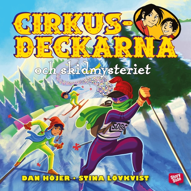 Omslag: Cirkusdeckarna och skidmysteriet