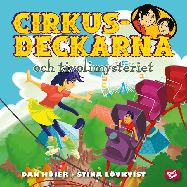 Omslag: Cirkusdeckarna och tivolimysteriet