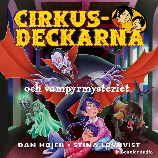 Omslag: Cirkusdeckarna och vampyrmysteriet