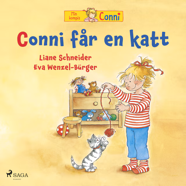 Omslag: Conni får en katt