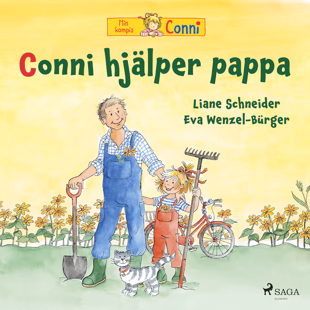 Omslag till ljudboken Conni hjälper pappa
