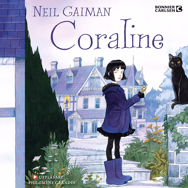 Omslag till ljudboken Coraline