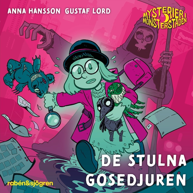 Omslag: De stulna gosedjuren