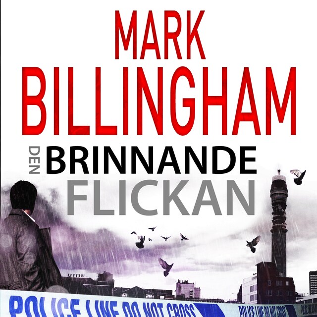 Omslag: Den brinnande flickan
