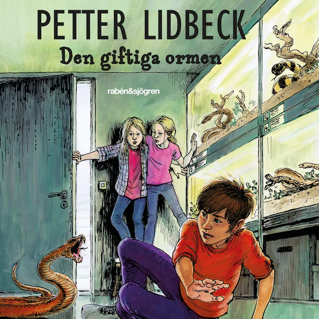 Omslag till ljudboken Den giftiga ormen