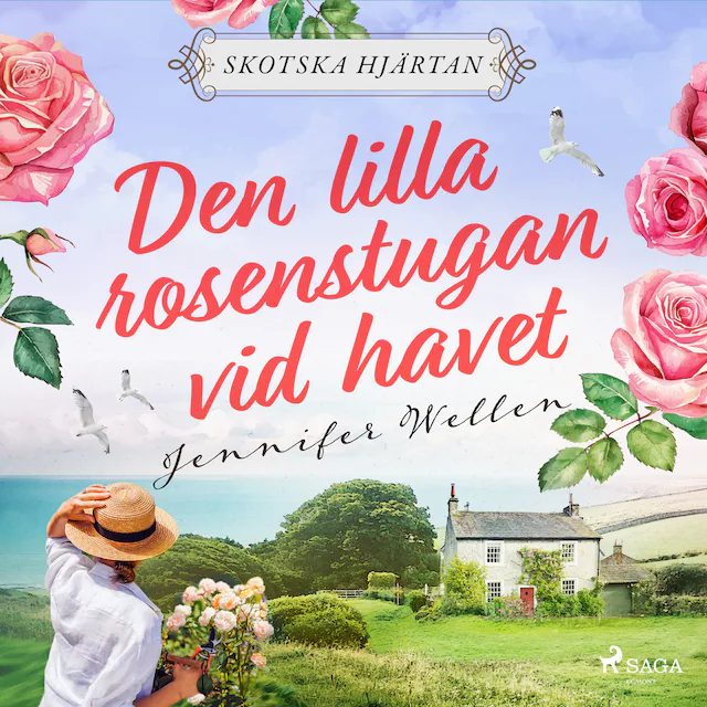 Omslag: Den lilla rosenstugan vid havet