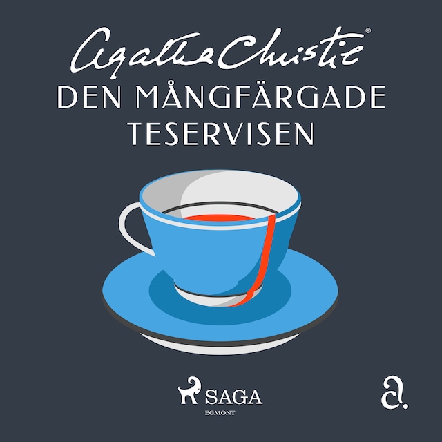 Omslag: Den mångfärgade teservisen