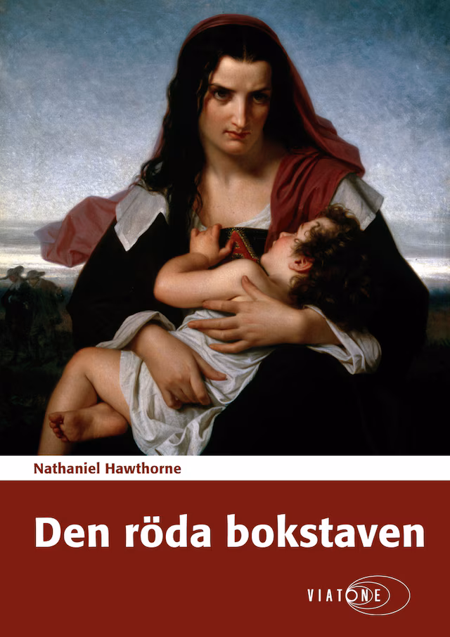 Omslag till ljudboken Den röda bokstaven