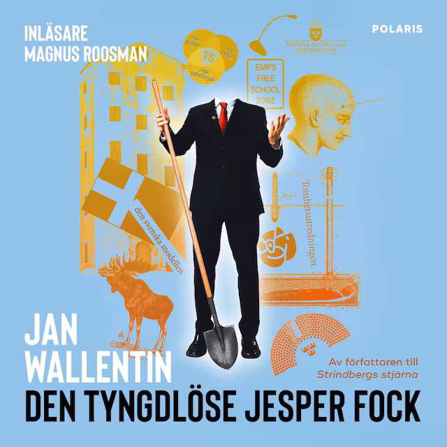 Omslag till ljudboken Den tyngdlöse Jesper Fock